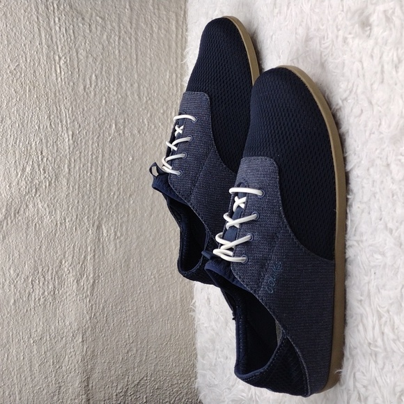 Olukai DeDe Trench Blue Fabric Mesh Waialluna Lace Round Toe Slip On Casual Shoe - Picture 4 of 16